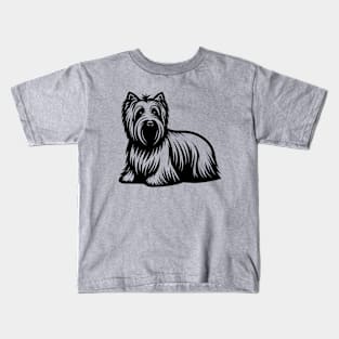 Skye Terrier Dog Kids T-Shirt